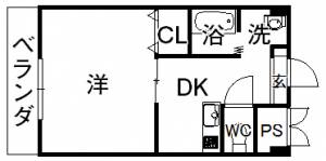 みよしハイツ2 306の間取り画像