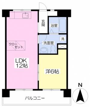 第３吉野マンション 506の間取り画像