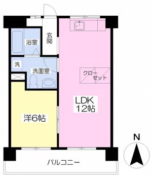 第３吉野マンション 605の間取り画像