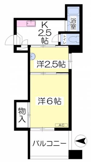 オックスフォードサーカスＯＪＹＯＫＡ 202の間取り画像