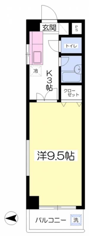 レクセル本町 503の間取り画像