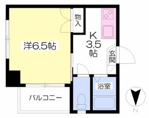 ハイライズＡＢＥ 305の間取り画像