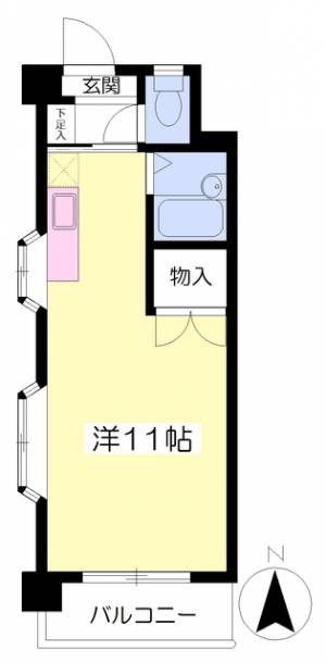 ピアフル 205の間取り画像