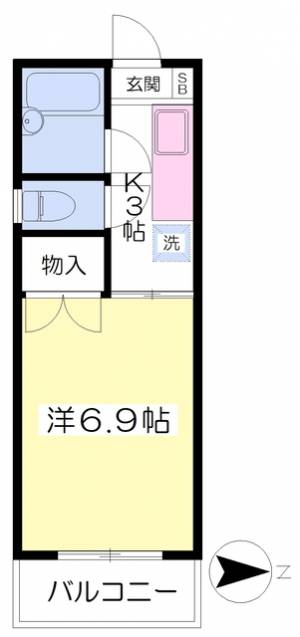 ヴィラ鈴村 の間取り画像