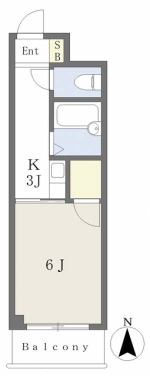 グランドール双海 203の間取り画像