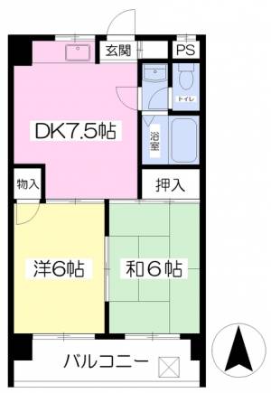 アンセム生石 203の間取り画像