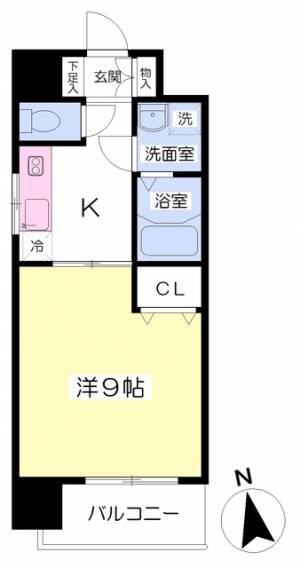 シルキーブリーズ山越 401の間取り画像