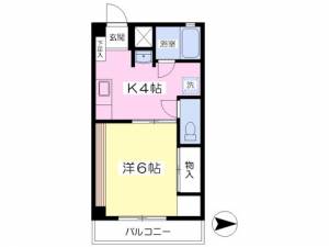 みよハイツＰａｒｔⅡ 210の間取り画像