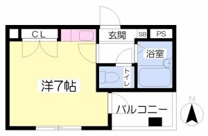 八九十ビル 302の間取り画像