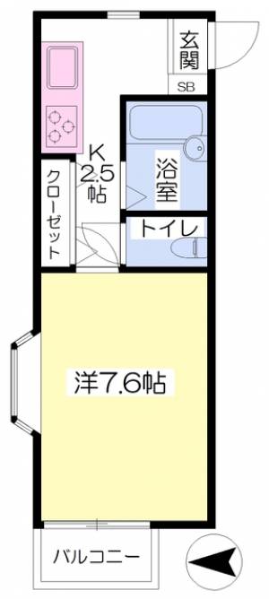 トーヨレジデンス 301の間取り画像