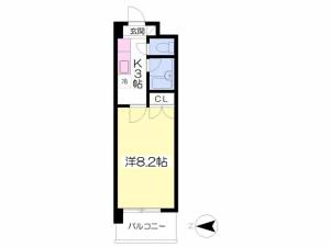 セレニテ本町 203の間取り画像