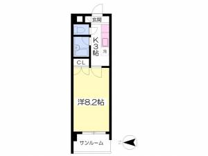 セレニテ本町 101の間取り画像