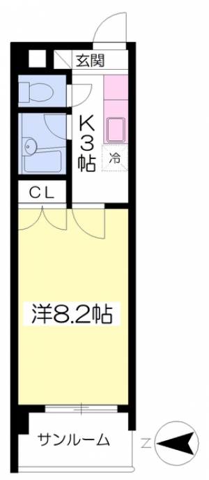 セレニテ本町 101の間取り画像