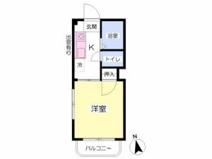 ＨＯＵＳＥ　Ｋ 402の間取り画像