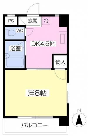 ファーストイン南斎院 402の間取り画像