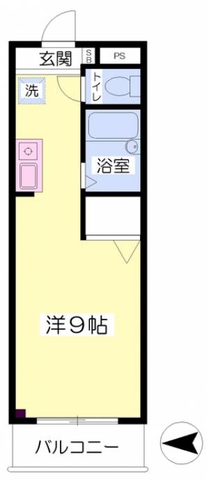 アトランティック木屋 102の間取り画像