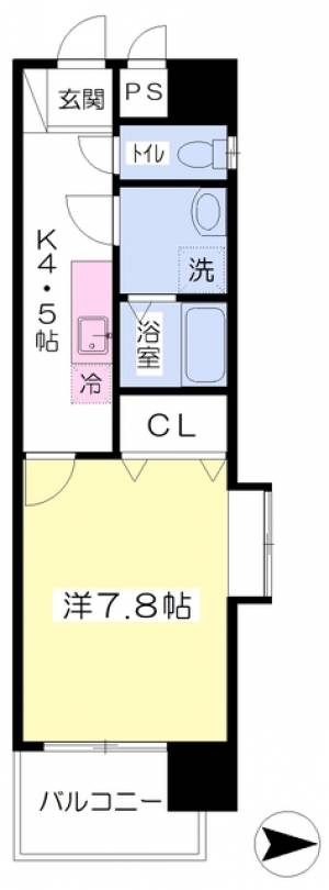 フォルテ本町 904の間取り画像