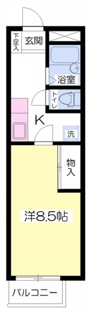 一蔵マンション 401の間取り画像