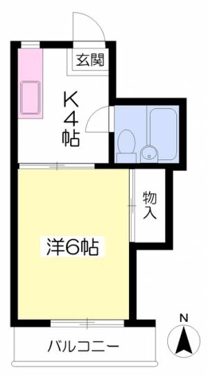 平和ビル 302の間取り画像