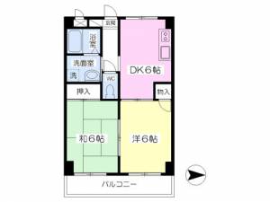 グラン堀川 305の間取り画像