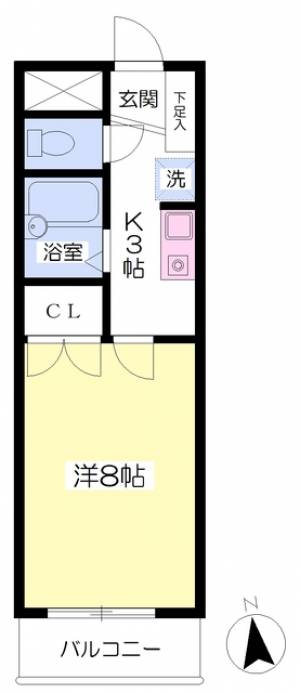 池内マンション 203の間取り画像