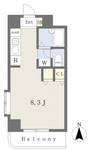 アルバートル亜沙野Ⅱ 402の間取り画像