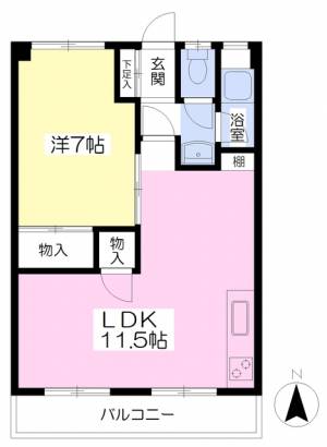 尾崎マンション 303の間取り画像