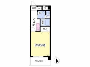 Ｍａｙｆａｉｒ　ｃｅｎｔｅｒ　ｓｑｕａｒｅ 203の間取り画像