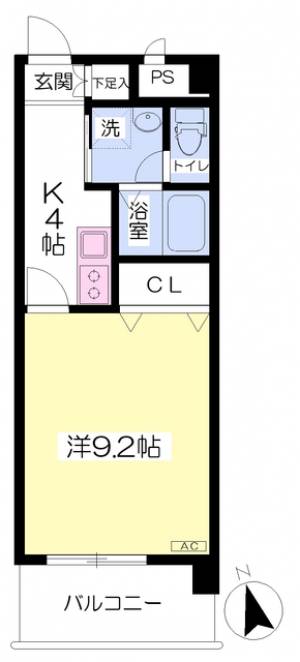 Ｍａｙｆａｉｒ　ｃｅｎｔｅｒ　ｓｑｕａｒｅ 803の間取り画像