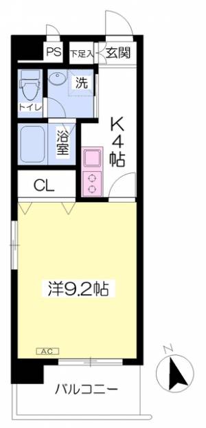 Ｍａｙｆａｉｒ　ｃｅｎｔｅｒ　ｓｑｕａｒｅ 807の間取り画像