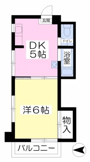 オックスフォードサーカスＯＪＹＯＫＡ 403の間取り画像