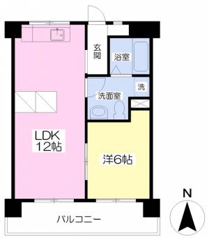 第３吉野マンション 406の間取り画像