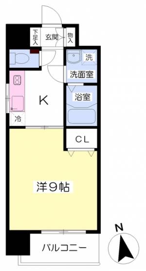 シルキーブリーズ山越 901の間取り画像