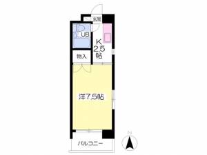 グラン平和通 505の間取り画像