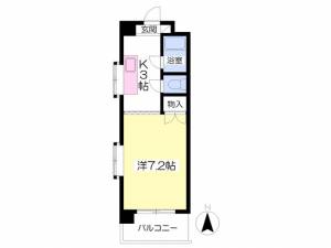 ロイヤルヒルズガーデン 401の間取り画像