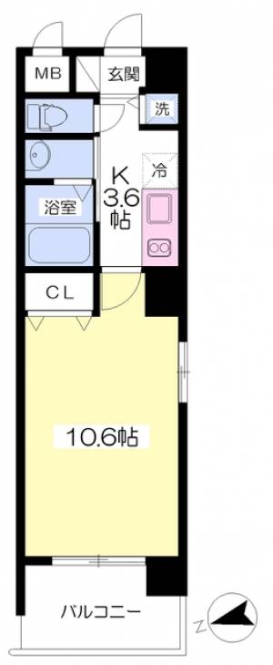 フォルテ高砂 201の間取り画像