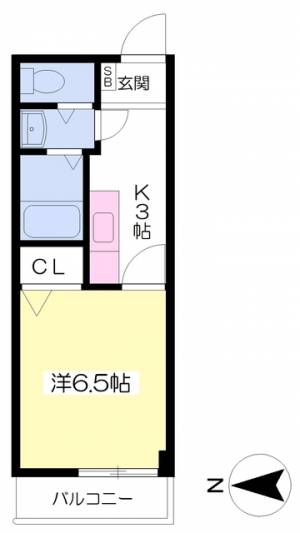 本町シングルス 315の間取り画像