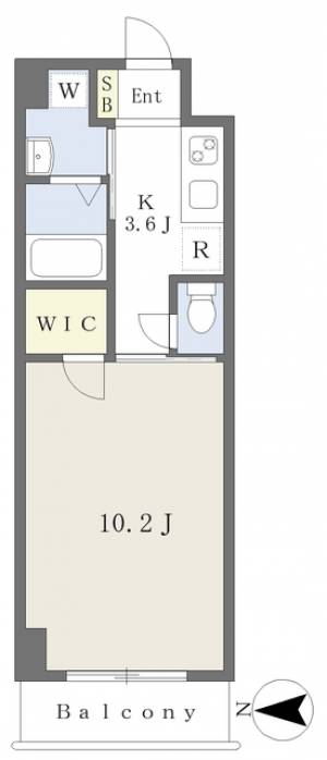 フォルテ本町Ⅱ 102の間取り画像