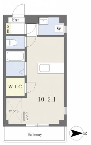 ライトフラッツビル 201の間取り画像