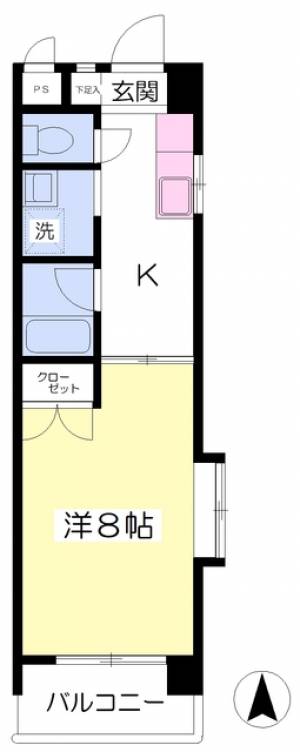 セレニテ山越 401の間取り画像