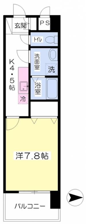 フォルテ本町 302の間取り画像