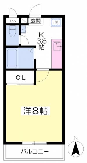 フロンティア・ＵＥＤＡ 103の間取り画像