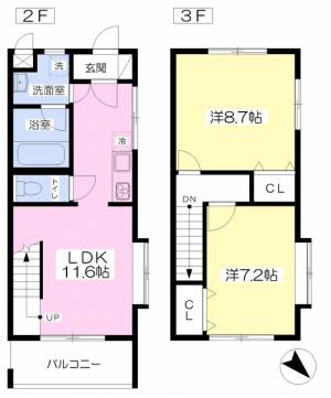 ＳＯＡＲ　ＨＩＬＬＳ 205の間取り画像