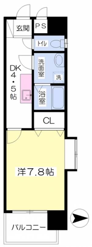 フォルテ本町 704の間取り画像