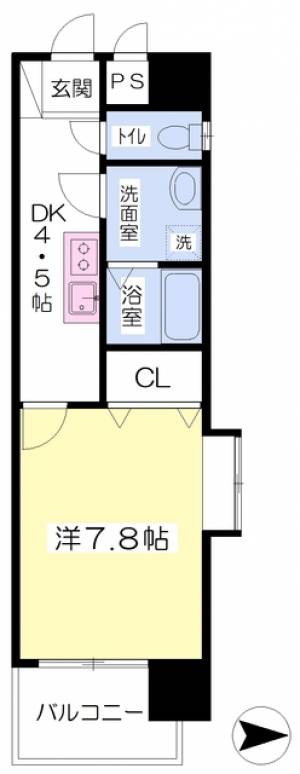 フォルテ本町 704の間取り画像