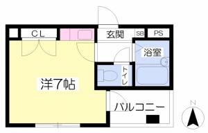 八九十ビル 202の間取り画像