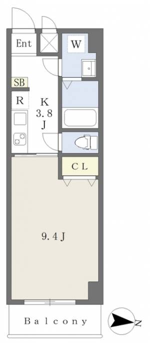 ＧＲＡＣＥ緑町 703の間取り画像