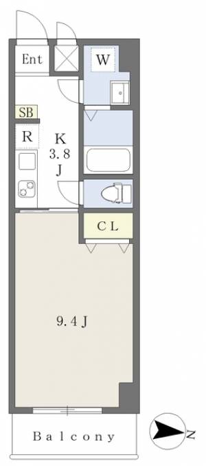 ＧＲＡＣＥ緑町 703の間取り画像