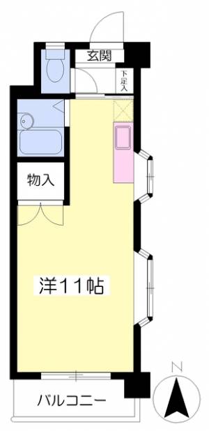 ピアフル 401の間取り画像