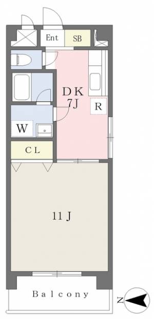 ＫＯＲＯ巍々 202の間取り画像